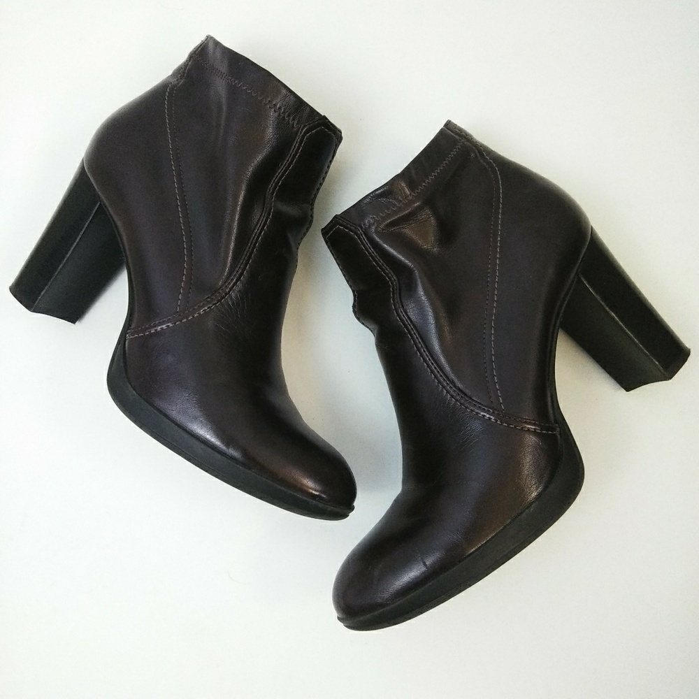 BOGO SALE Franco Sarto Faux Leather Heeled Booties